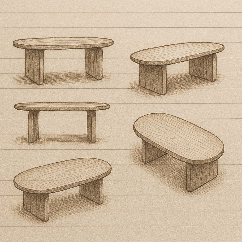 Croquis table héritage