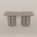 TABLE CLOUDY TAUPE