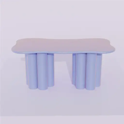 TABLE CLOUDY BLEUE