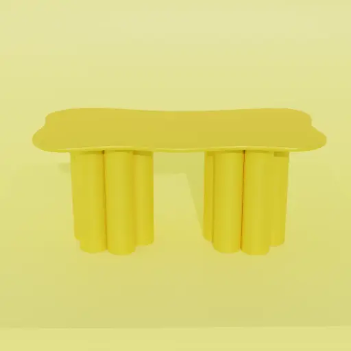 TABLE CLOUDY JAUNE